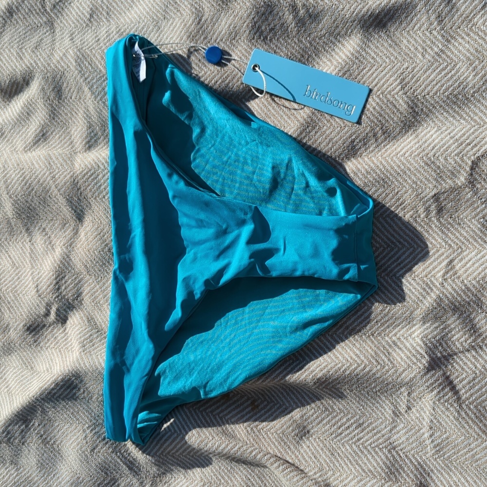 Birdsong blue bikini bottoms size small